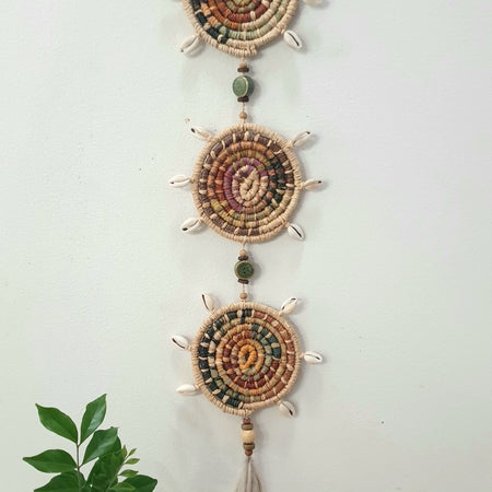 Handmade, natural fibre wall art/ hanging