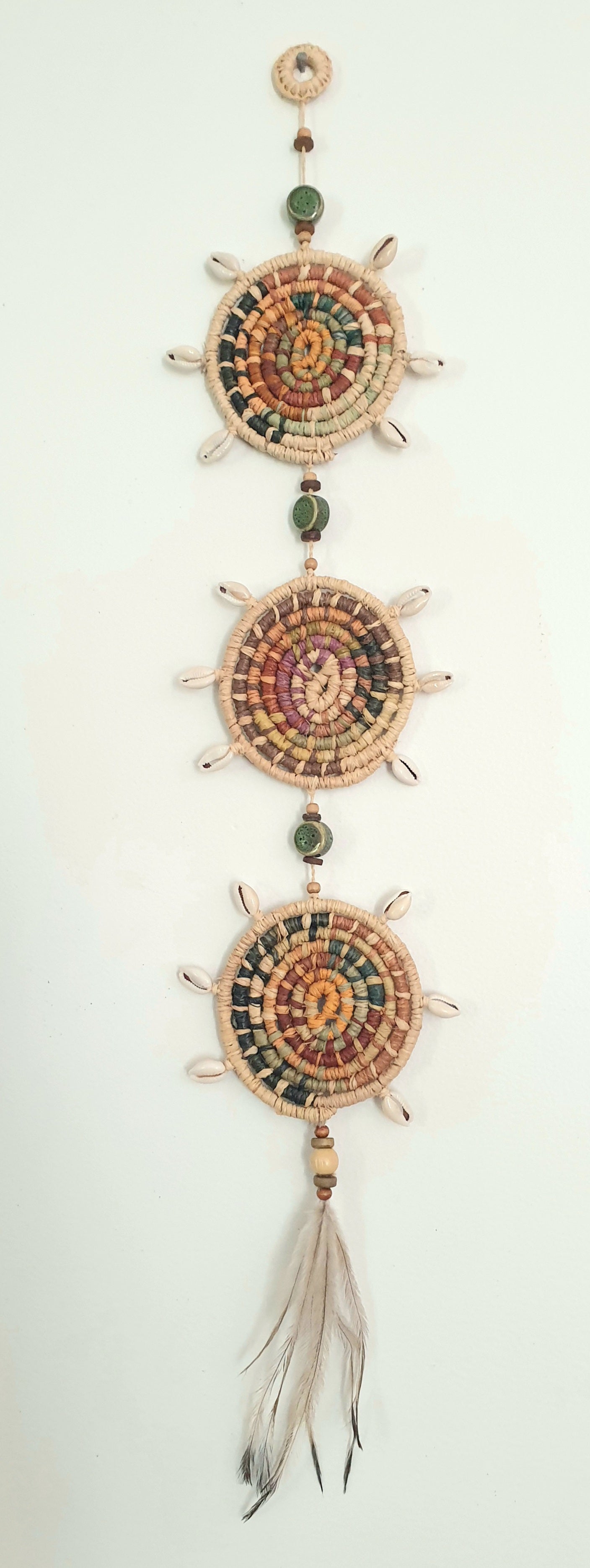 Handmade, natural fibre wall art/ hanging