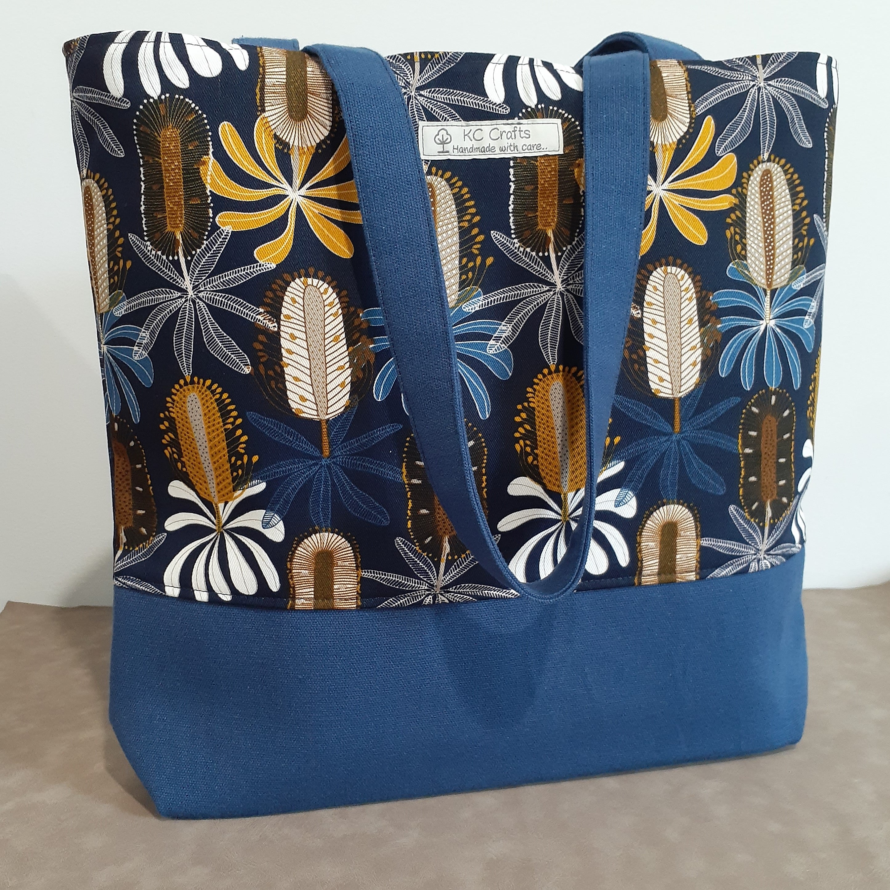 Banksia Blues – Medium Sized Tote Bag