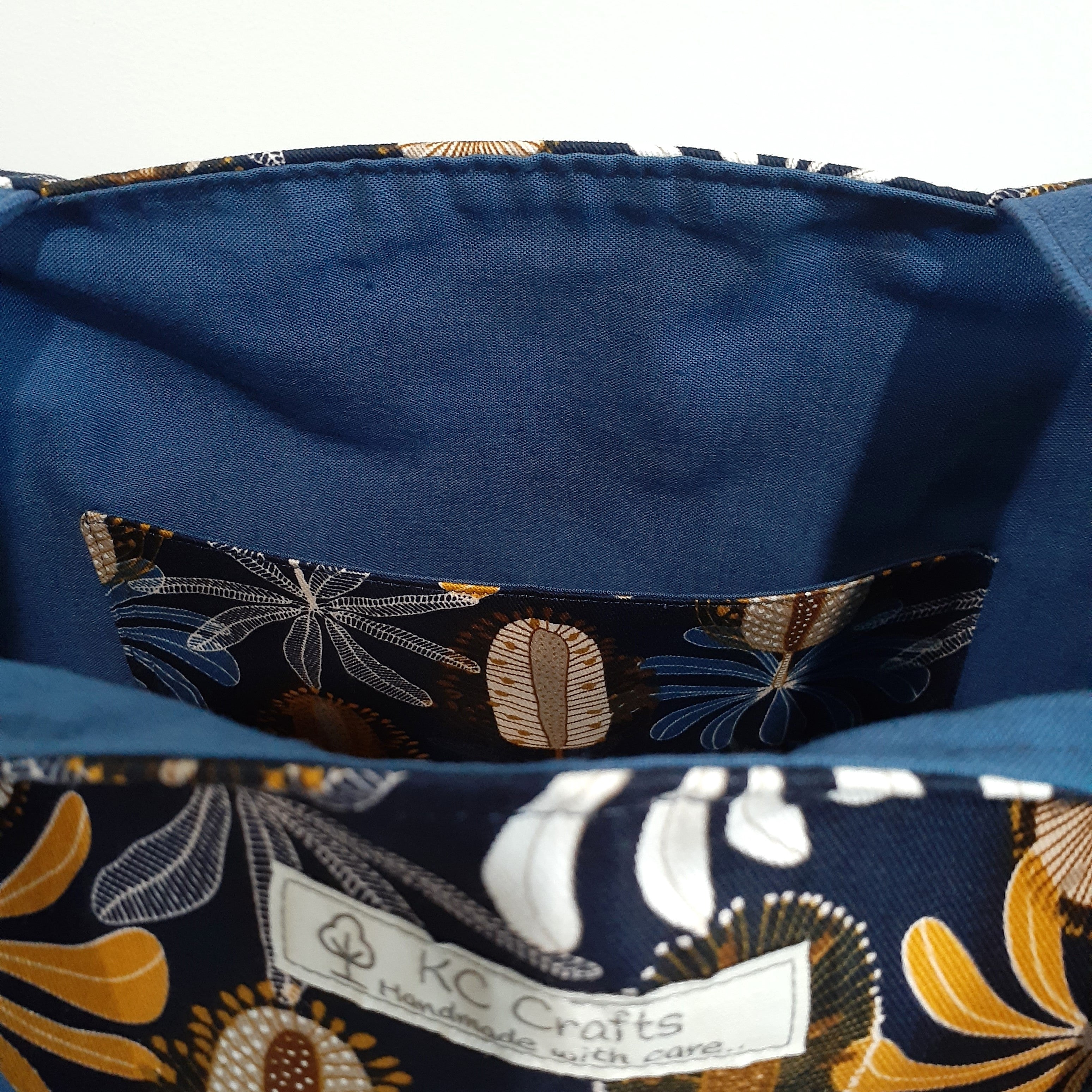 Banksia Blues – Medium Sized Tote Bag