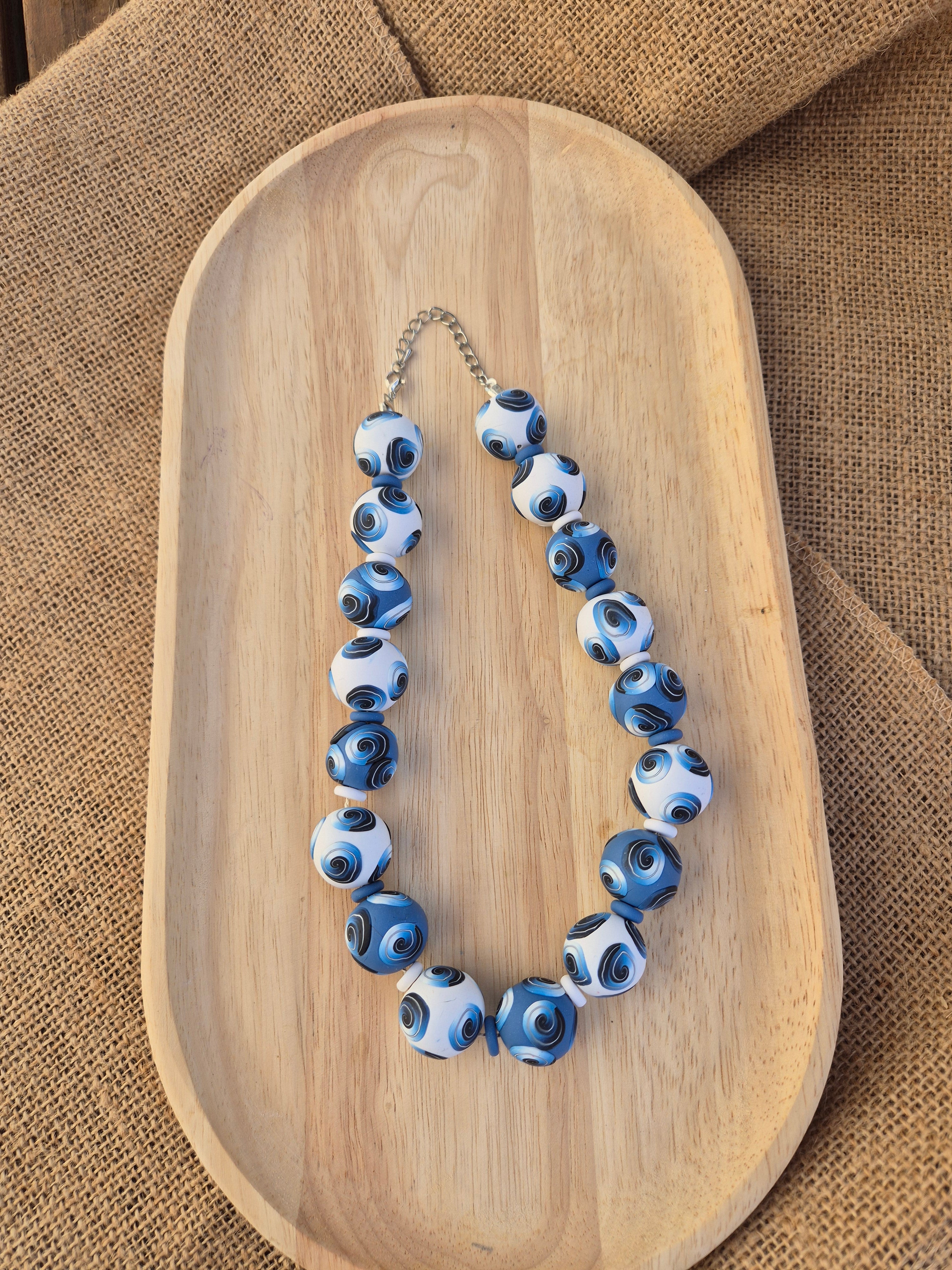 Summer Blues Earrings/Necklace