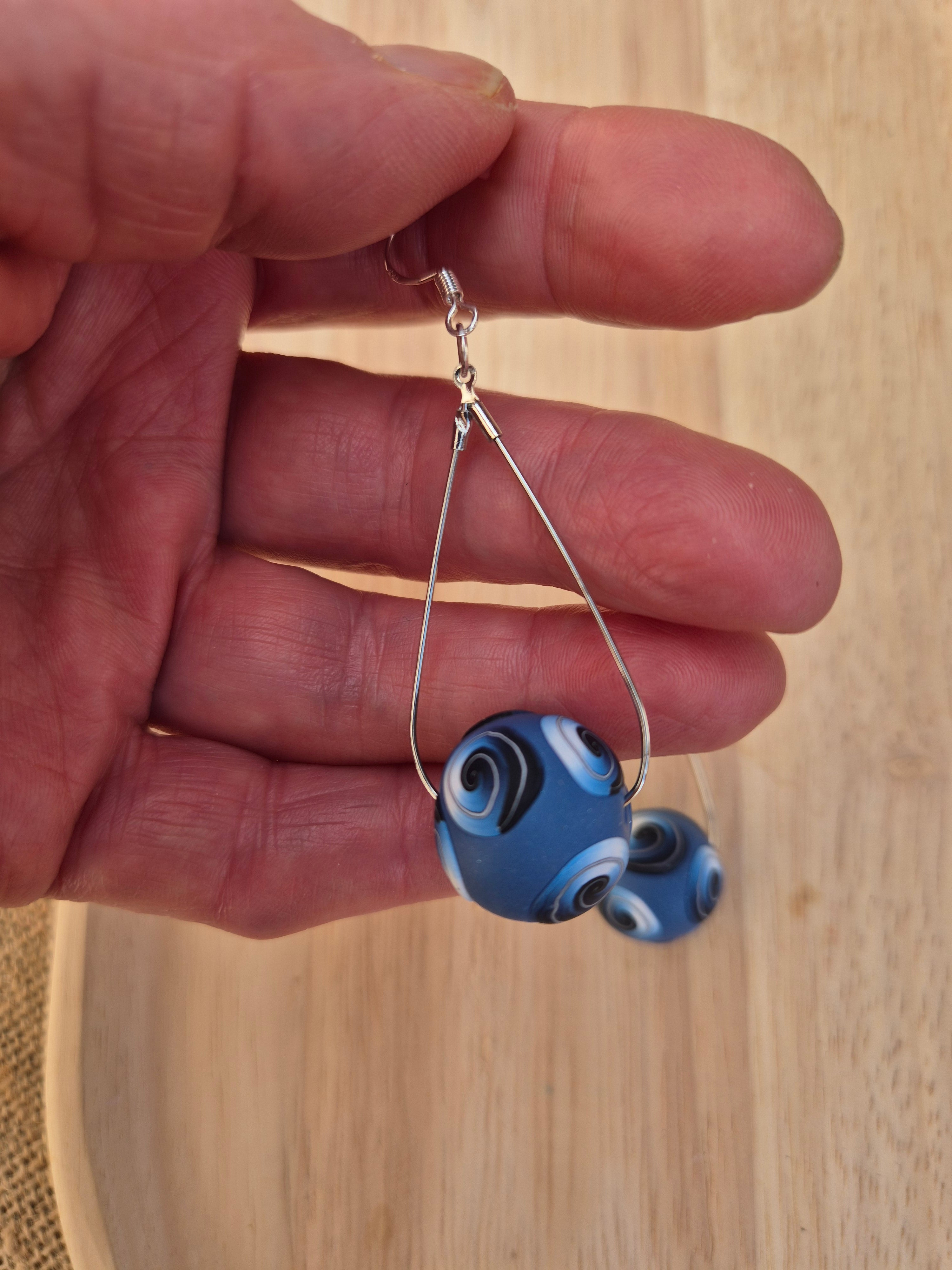 Summer Blues Earrings/Necklace