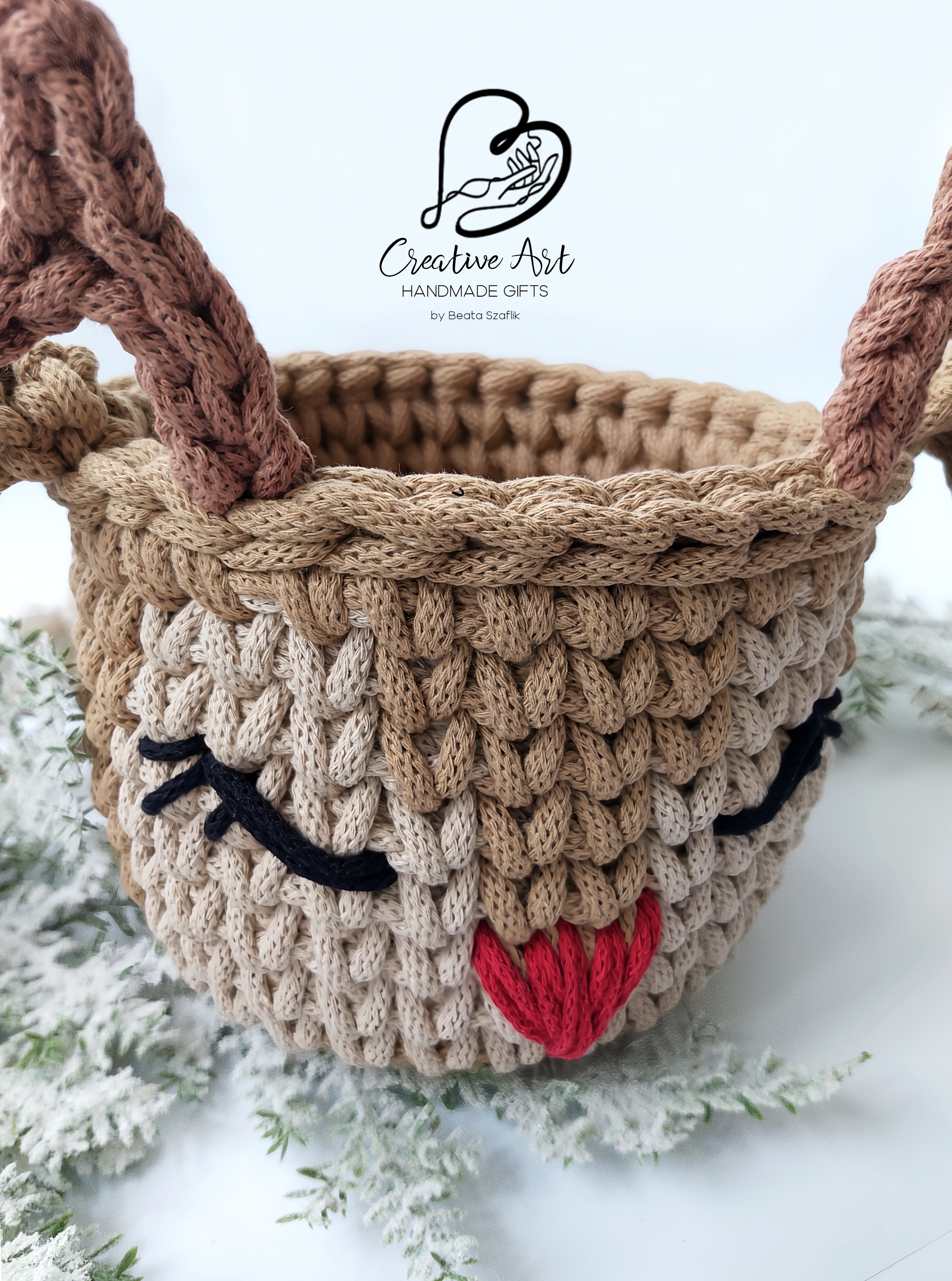 Rudolph the Reindeer Basket