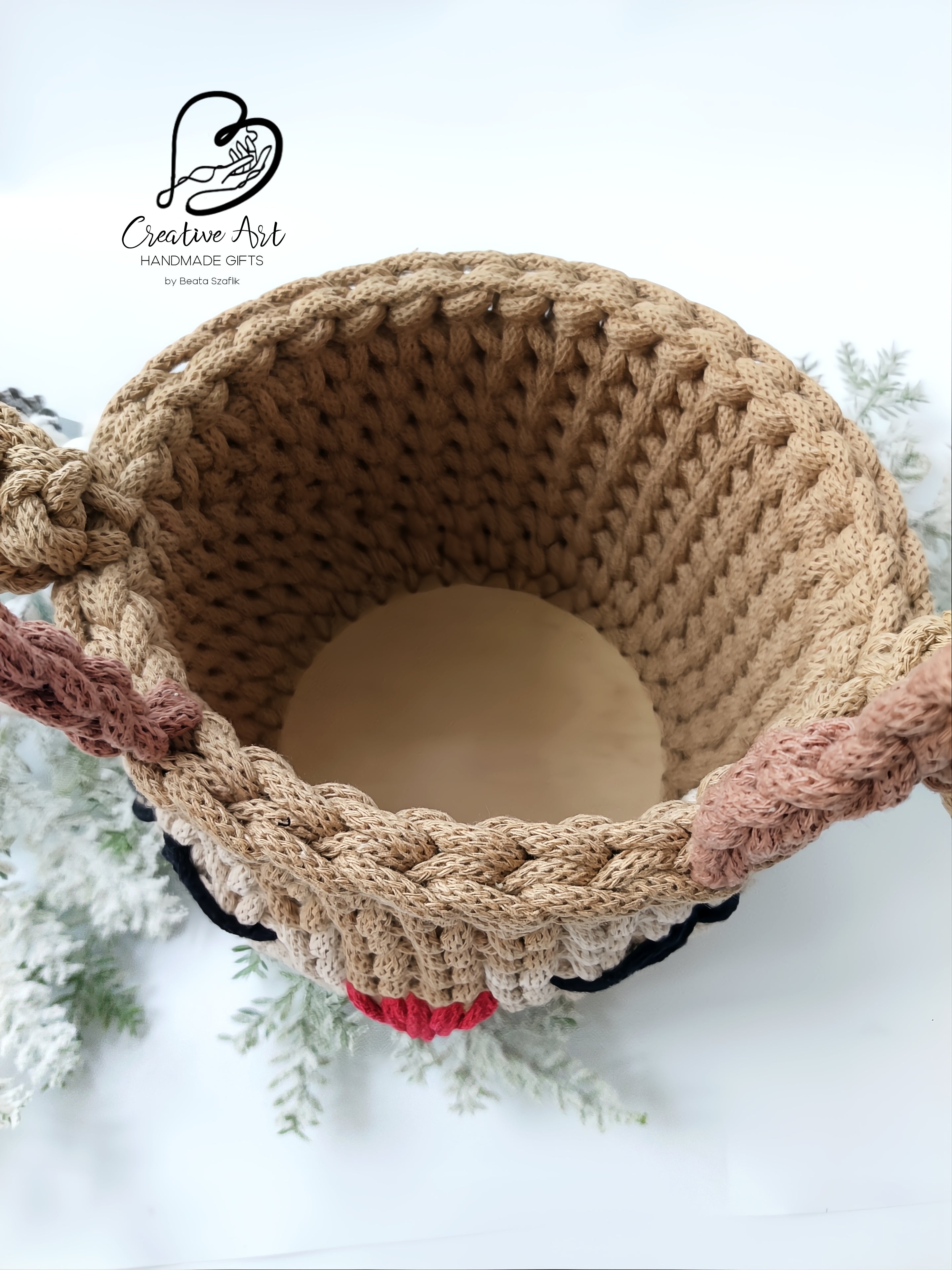 Rudolph the Reindeer Basket