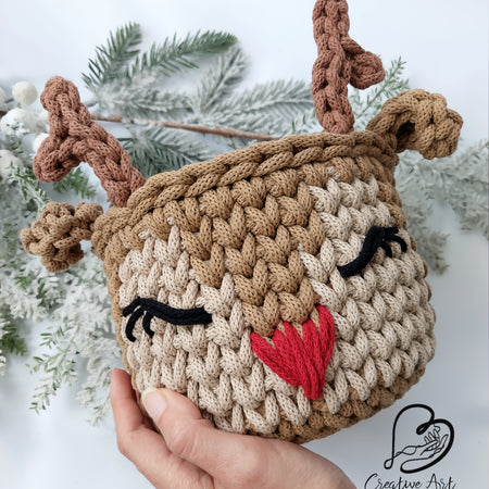 Rudolph the Reindeer Basket