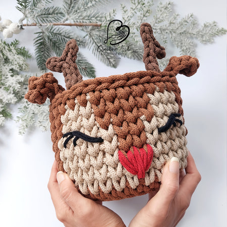 Rudolph the Reindeer basket