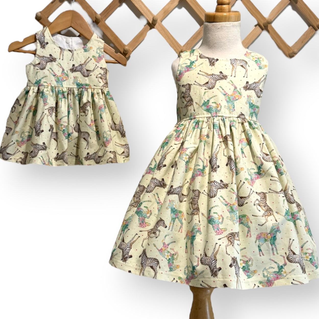 Lemon Zebra Sundress