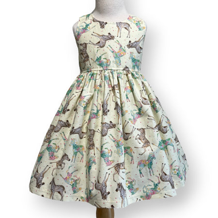 Lemon Zebra Sundress