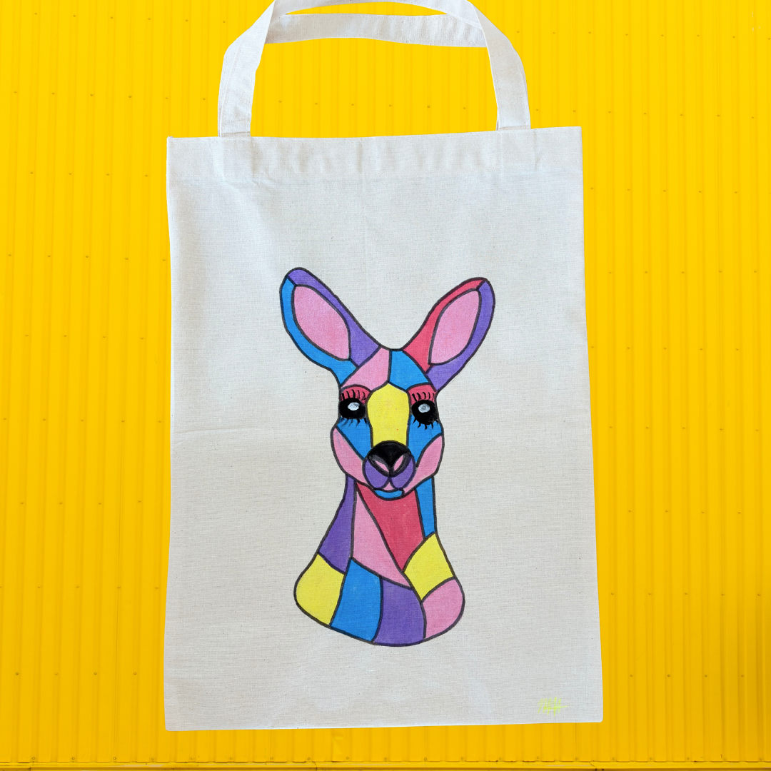 Geometric Roo Totes