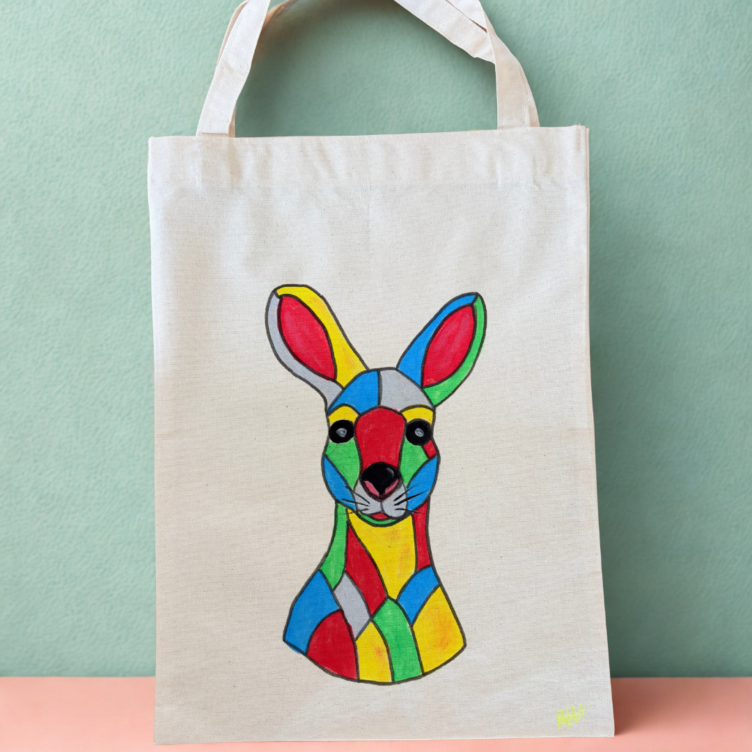 Geometric Roo Totes