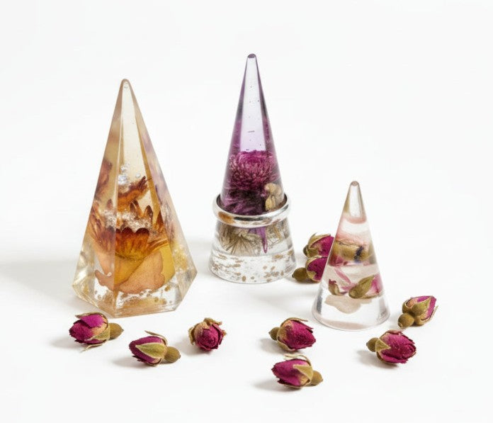 EVER AFTER BLOOMS - RING HOLDER  - Large Geometric or Cone - MADE TO ORDER