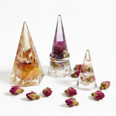 EVER AFTER BLOOMS - RING HOLDER - Large Geometric or Cone - MADE TO ORDER