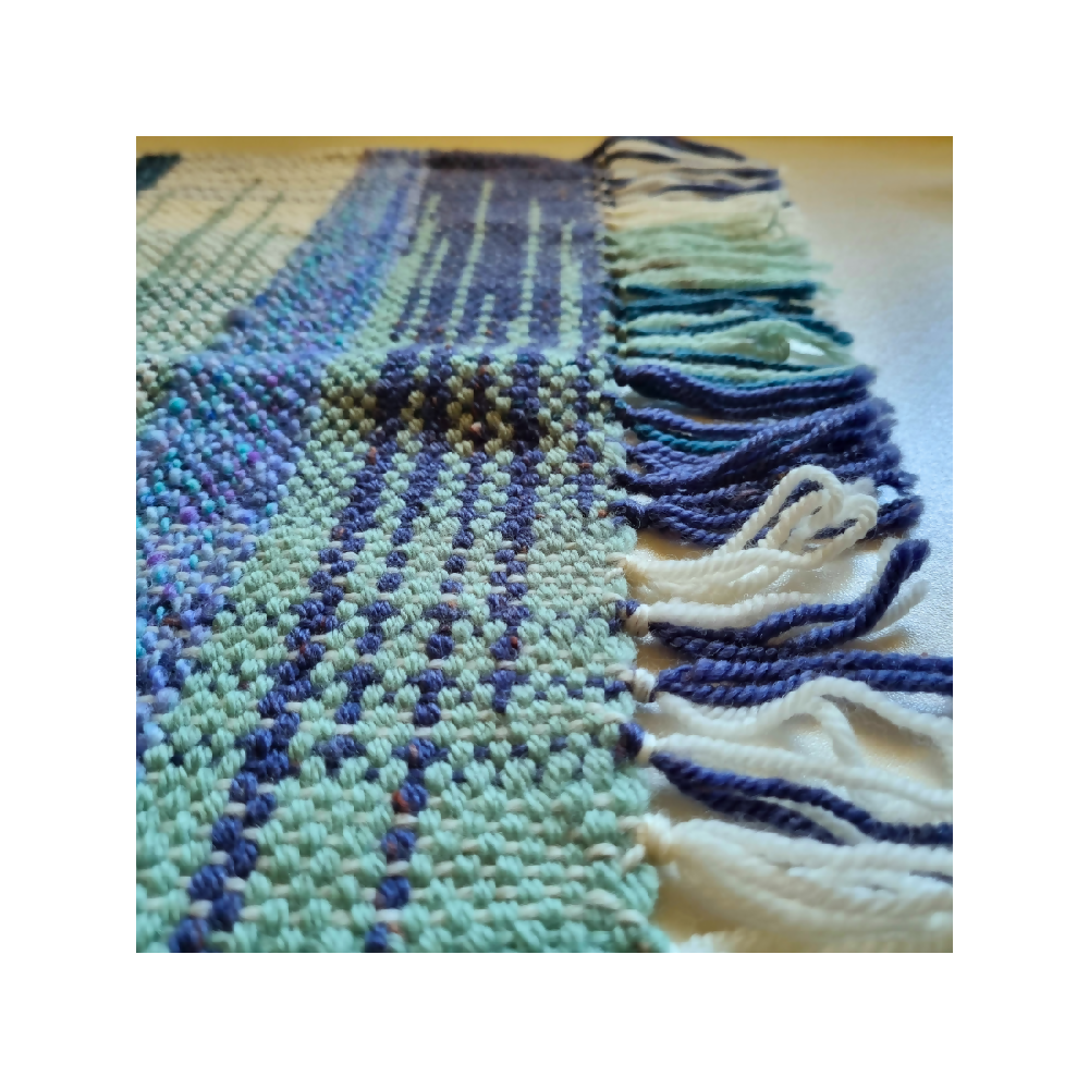 Beautiful handwoven wool shawl