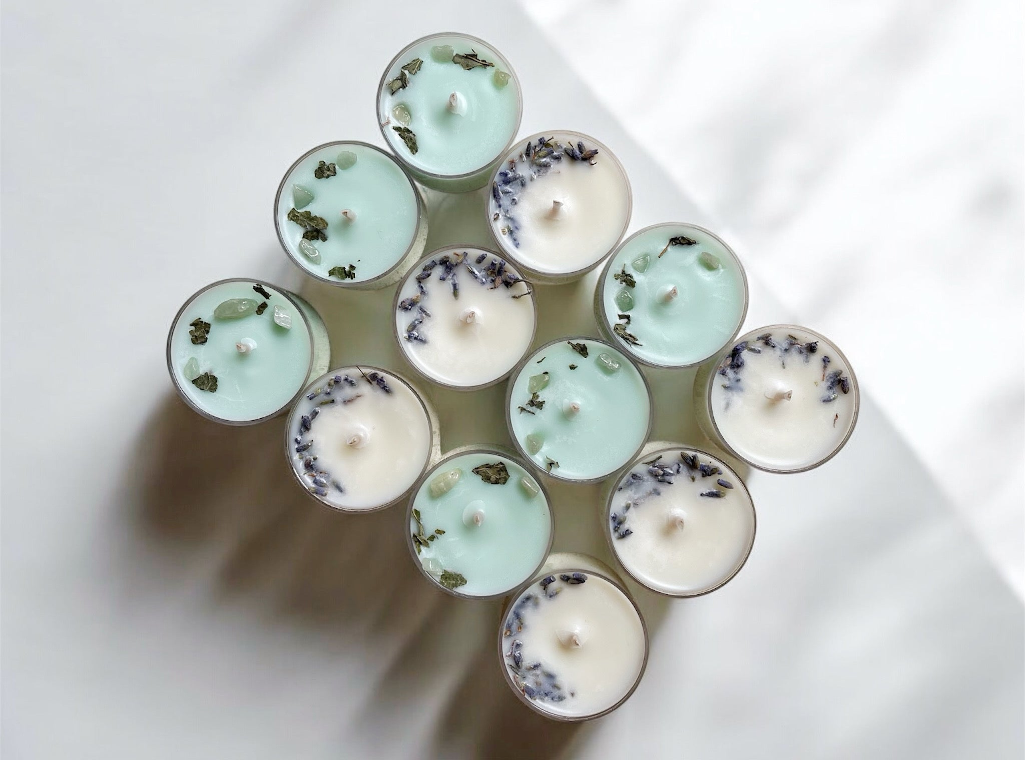 Set of 6 Lavender Tea Lights