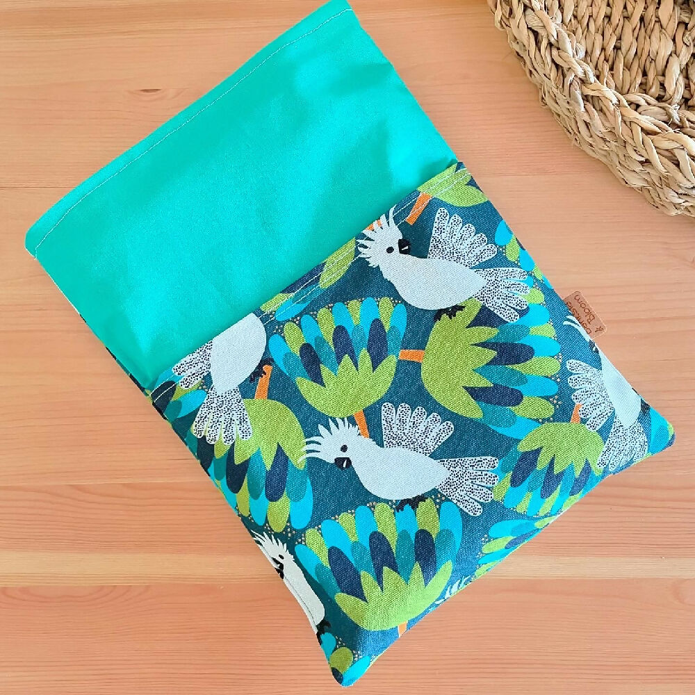 Book Sleeve~ Cockatoos