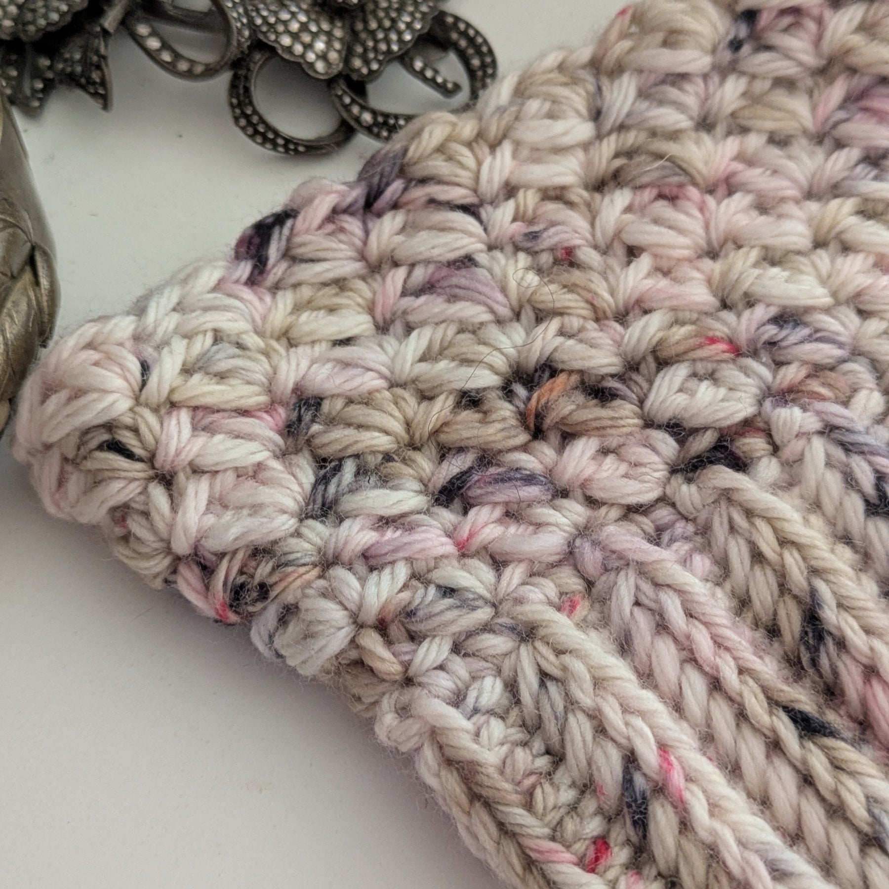 Ruffly Wrist Warmers Crochet Fingerless Gloves
