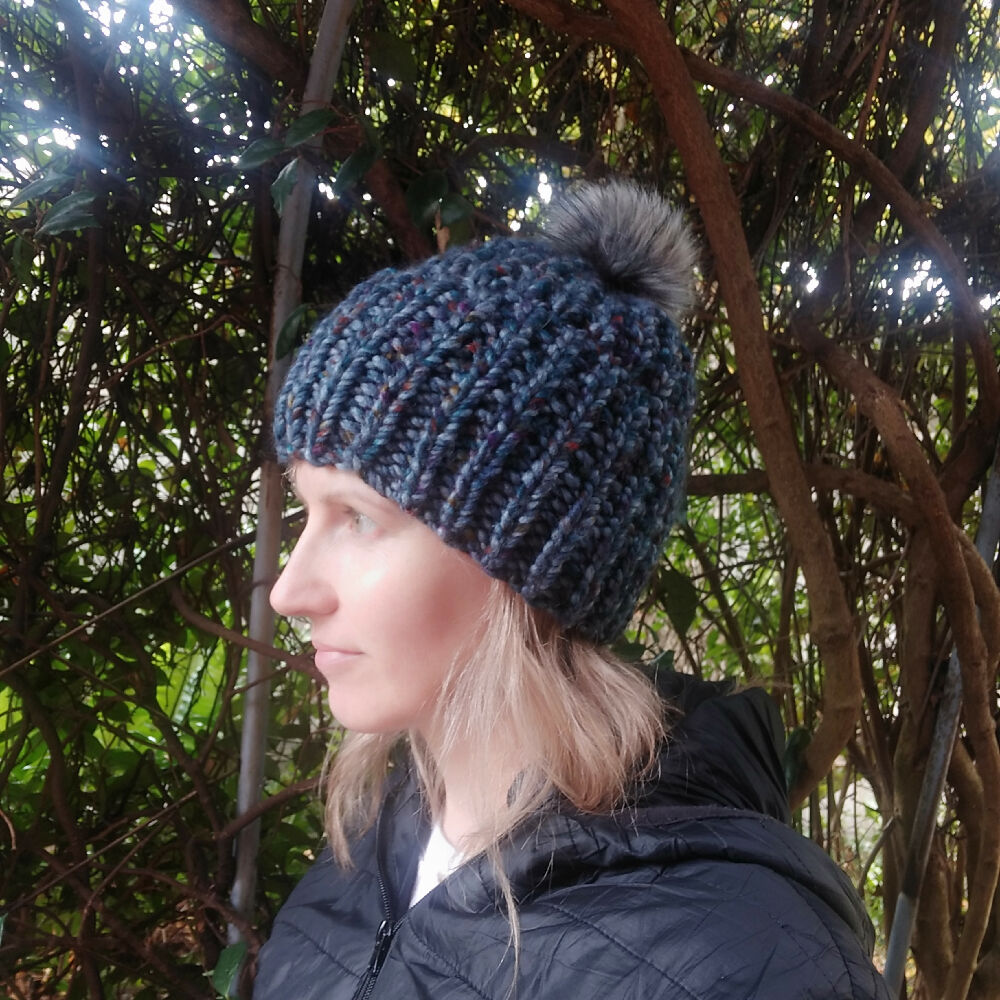 Beanie Chunky Blueberry 2