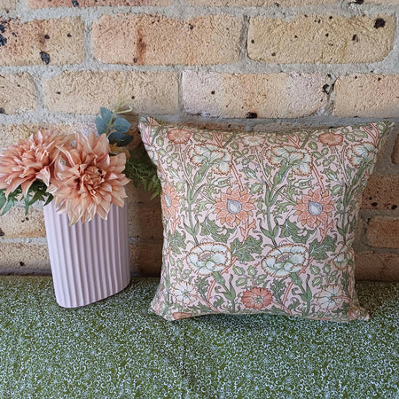 William Morris Cushion - Thameside Blush - 40cm Square