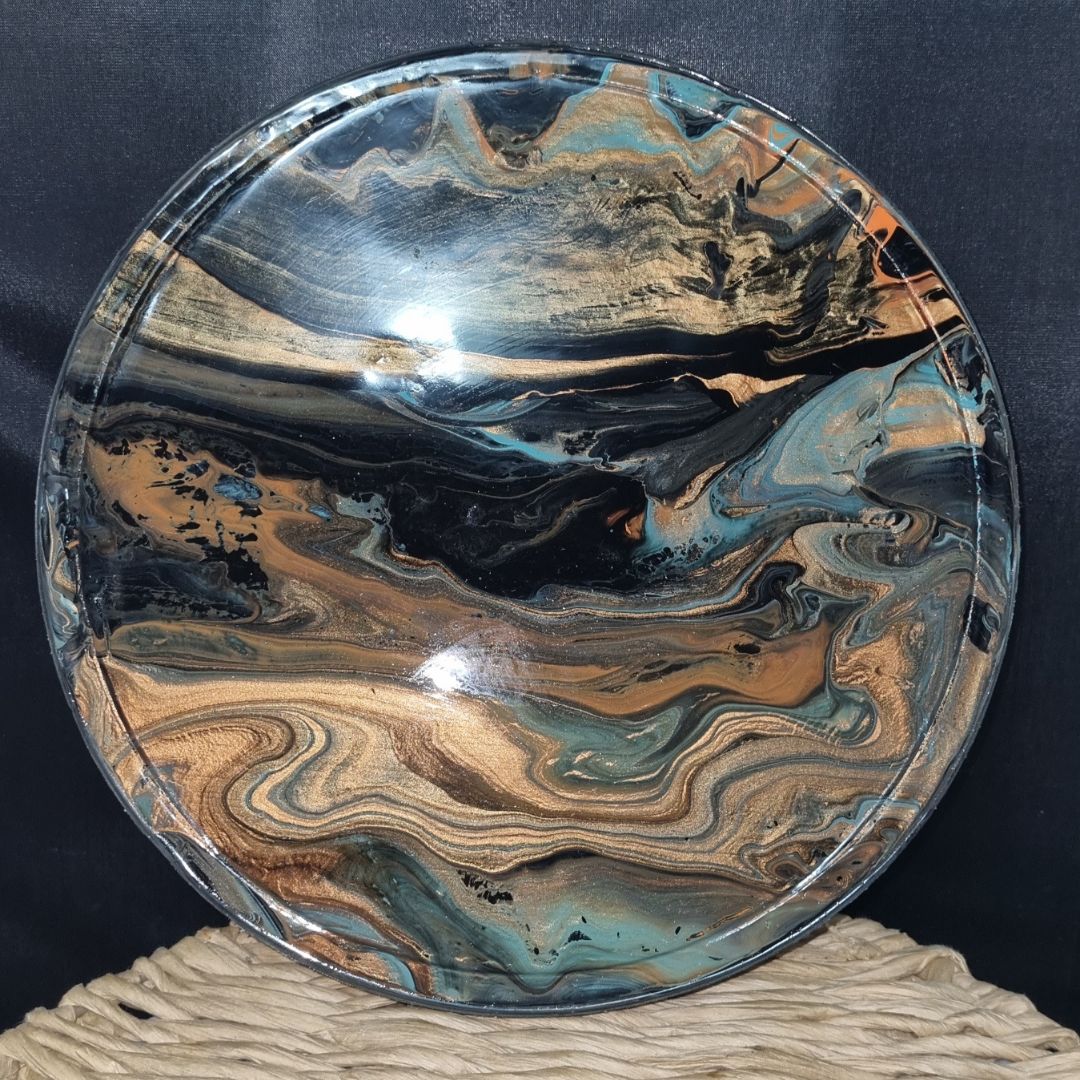 Handpainted Lazy Susan