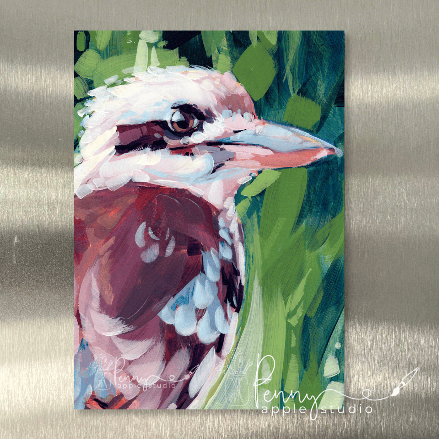 (1) Australian Bird Fridge Magnet – Expressive Mini Art