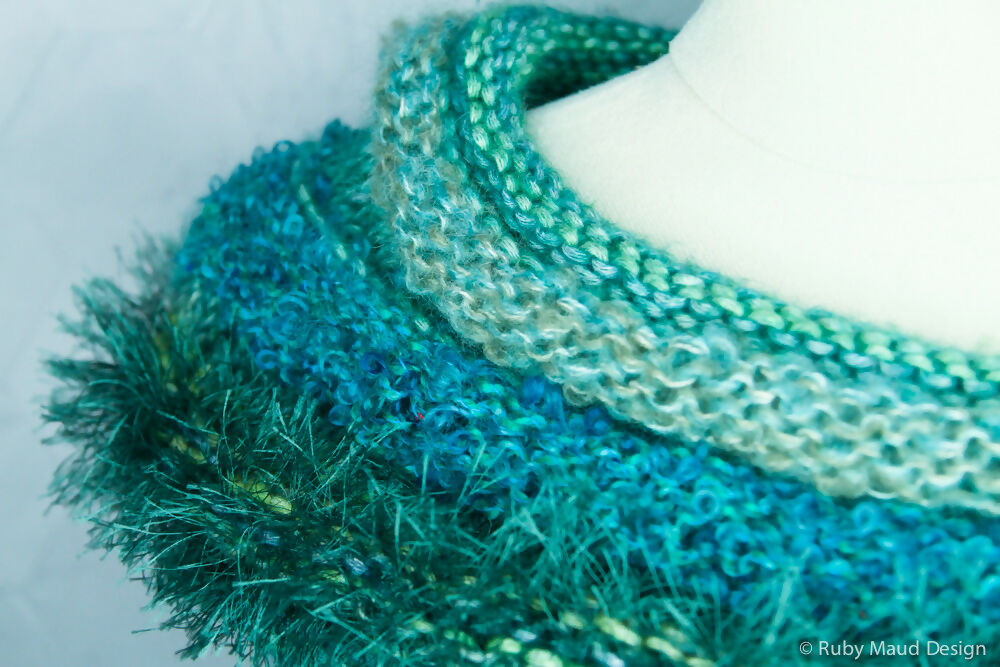 Winterfell Green Hand Knitted Cowl