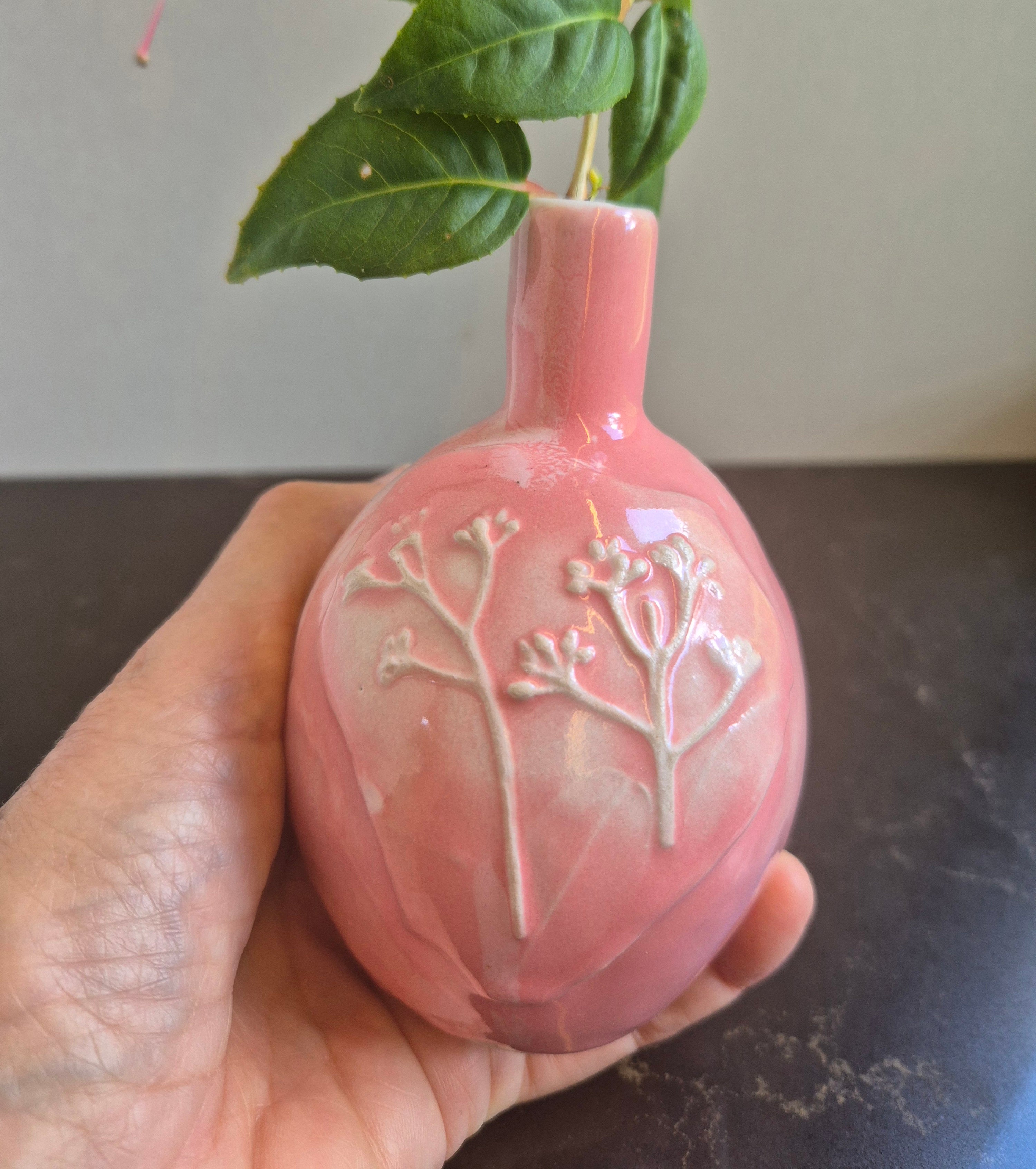 Pink Bud Vase - Flower Vase