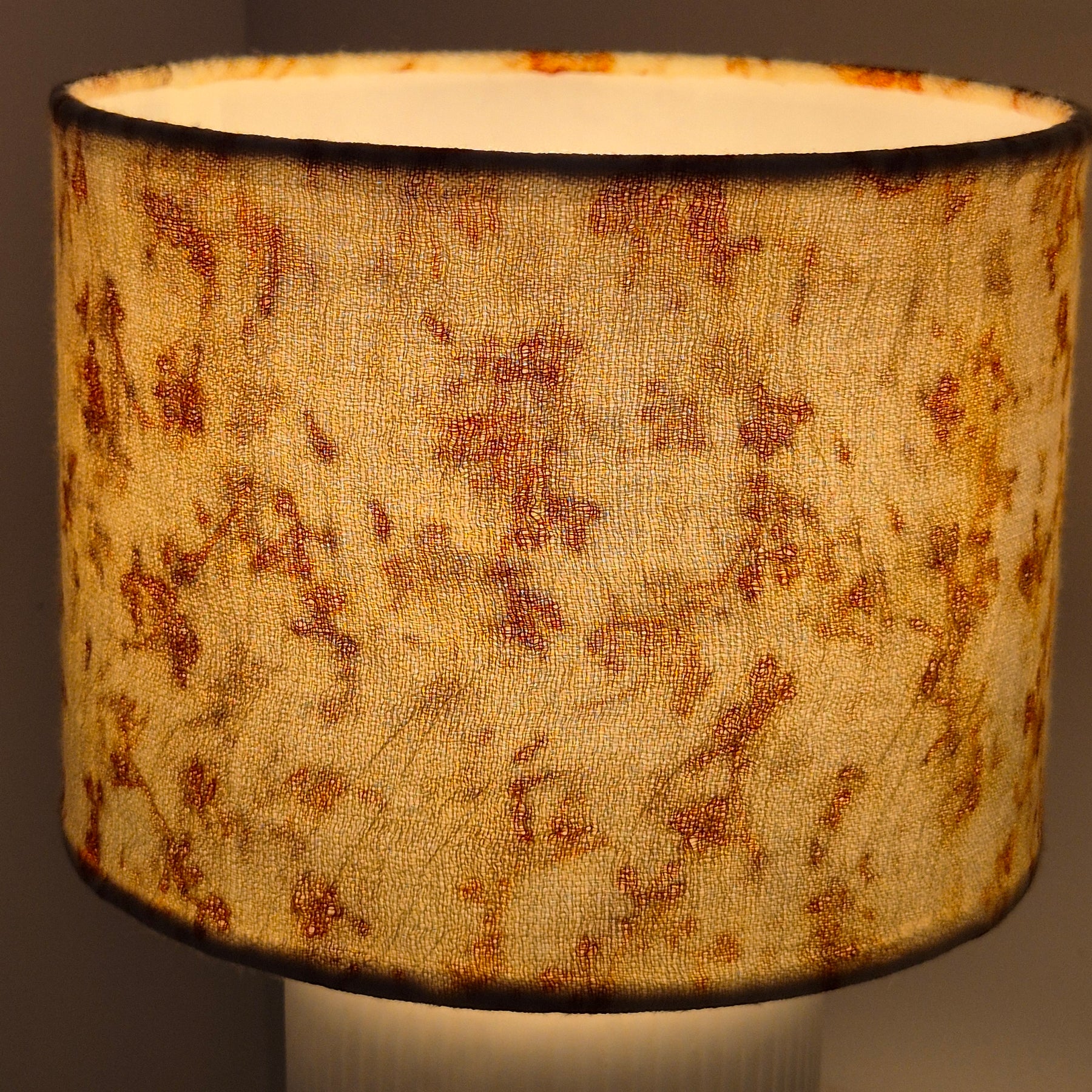 Gumnut ecoprinted lampshade uniquely Australian