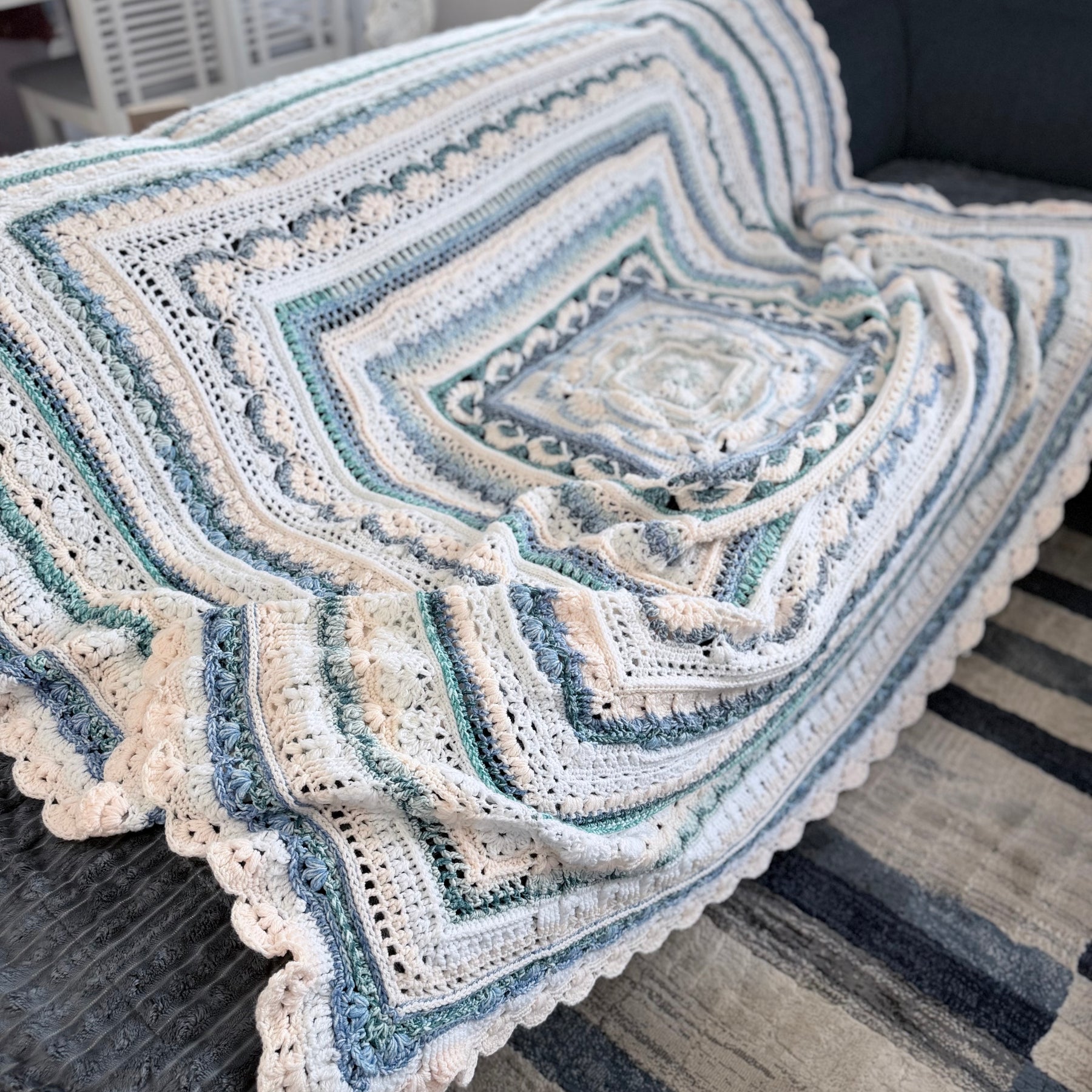 #006 - Pheonix - Large Crocheted Blanket