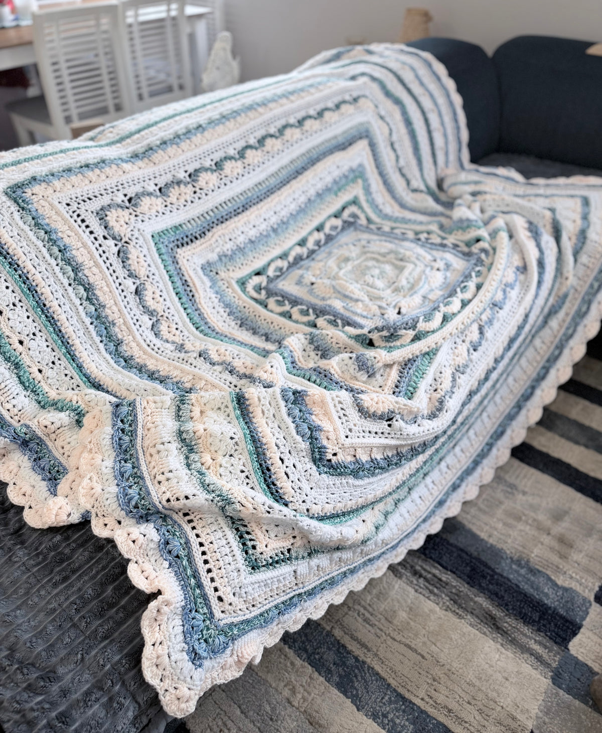 #006 - Pheonix - Large Crocheted Blanket