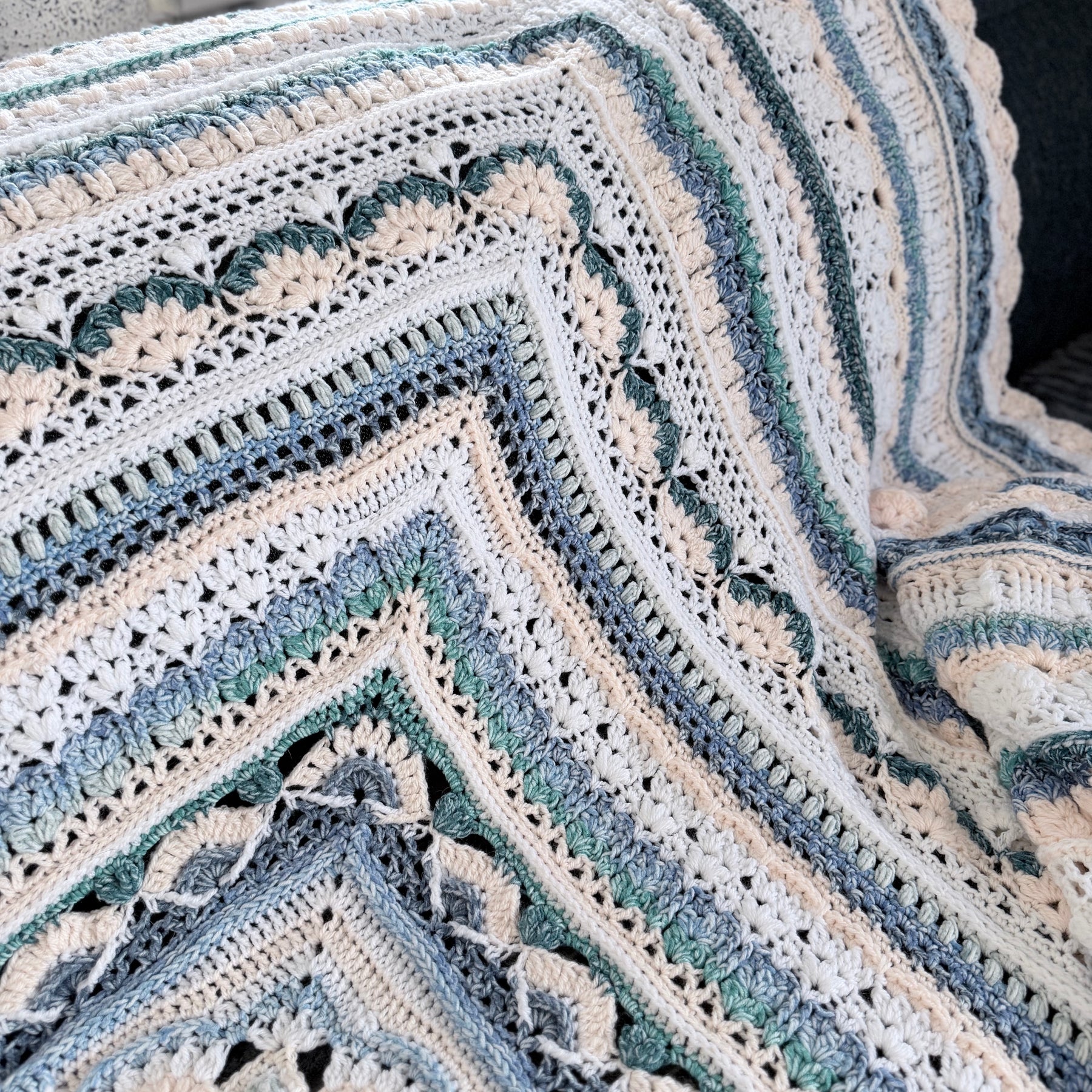 #006 - Pheonix - Large Crocheted Blanket