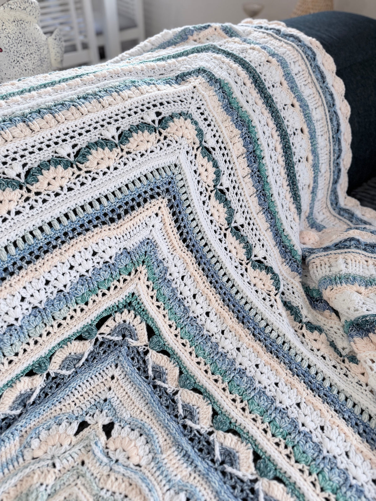 #006 - Pheonix - Large Crocheted Blanket