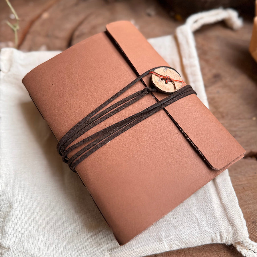 Tan Leather A6 Journal