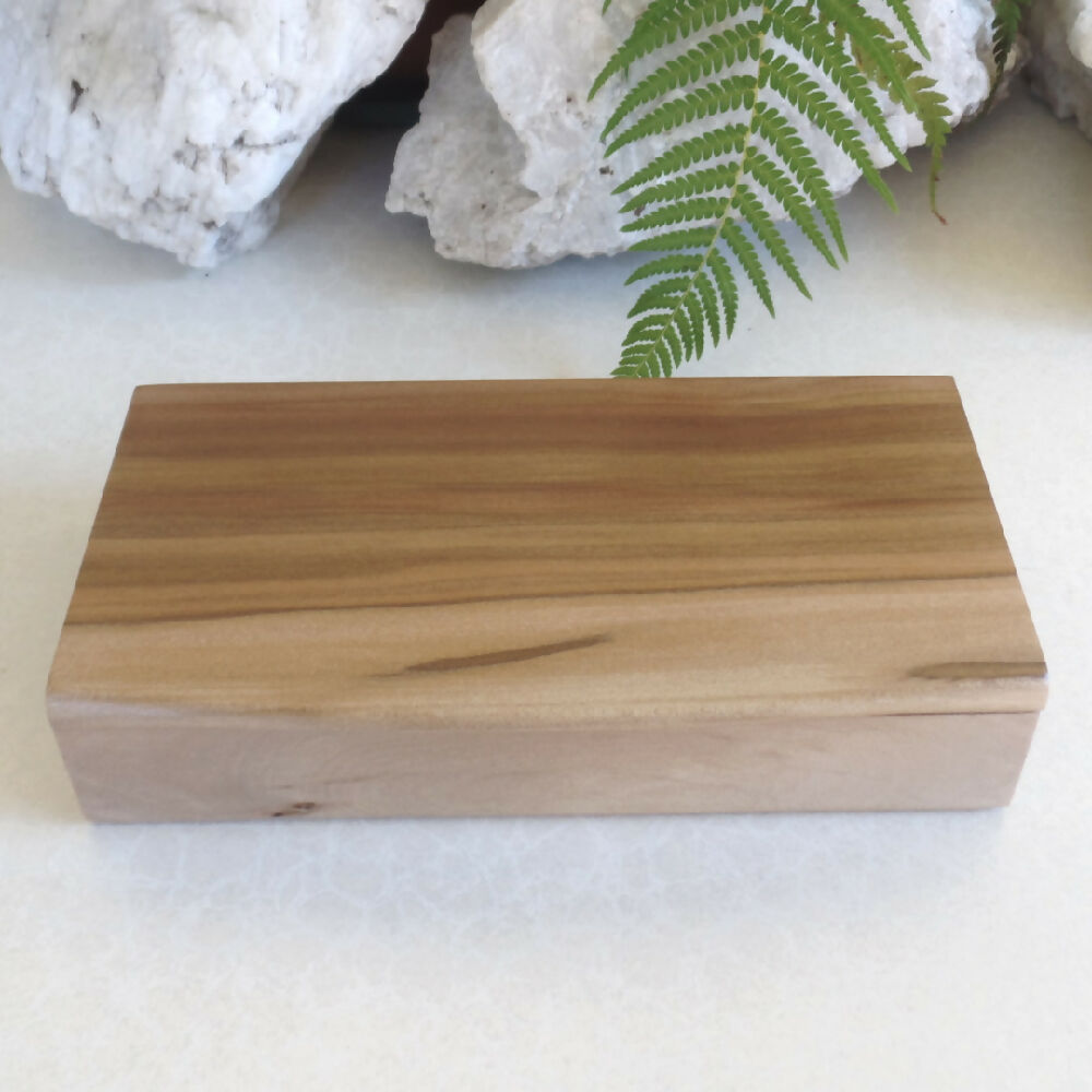 Larger Routed Australian Timber Box- Tasmanian Sassafras