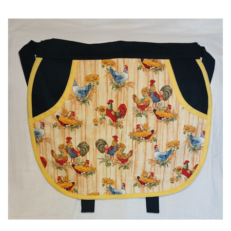 Peg or Utility Apron with colourful chooks design