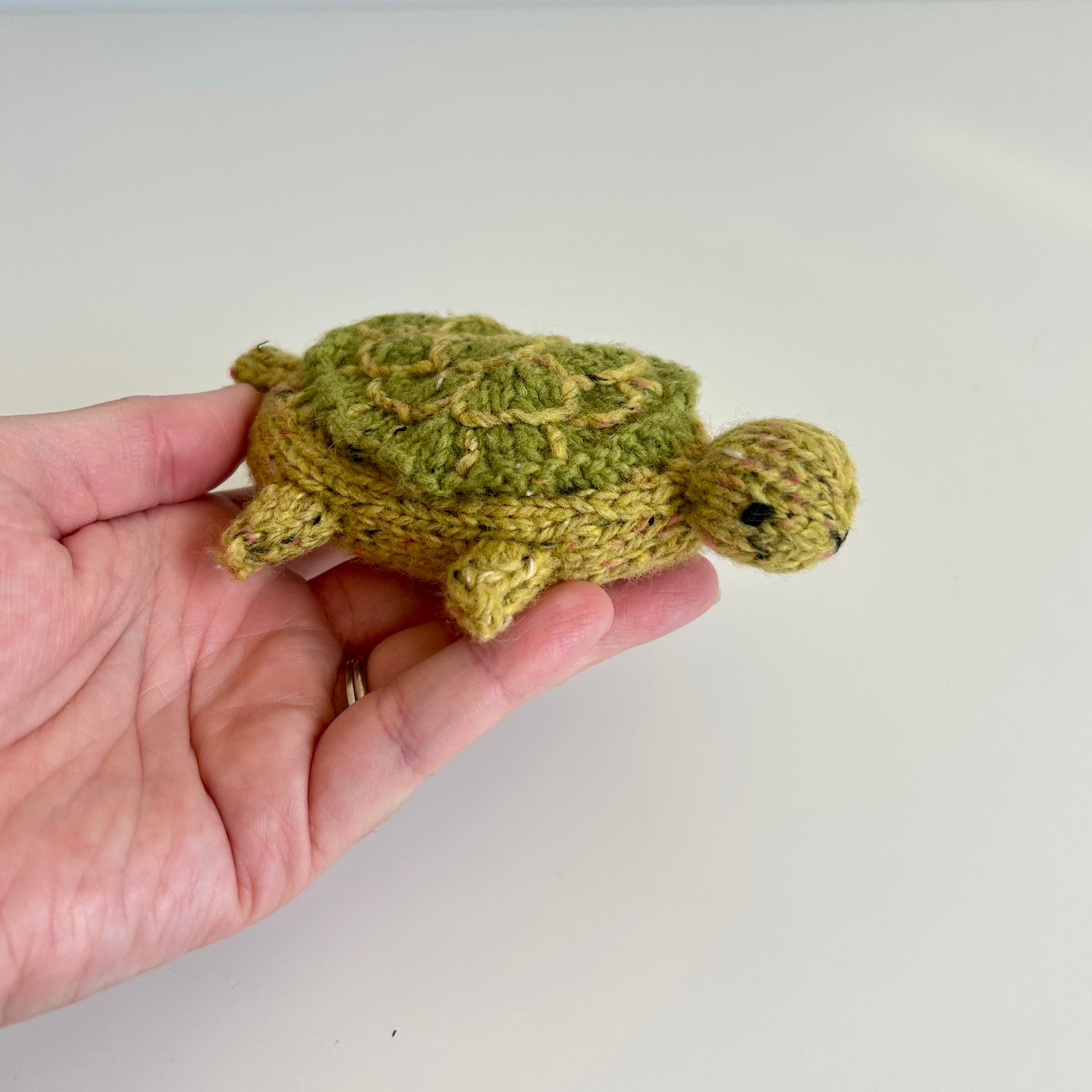 Hatching Turtle Surprise Toy | Hand Knitted | Merino Wool | One of a Kind
