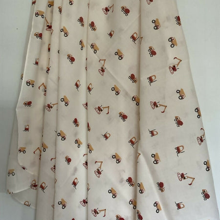Baby Wrap / Muslin Cotton / Trucks and Diggers