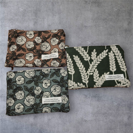 Passport-Sized Embroidered Pouch