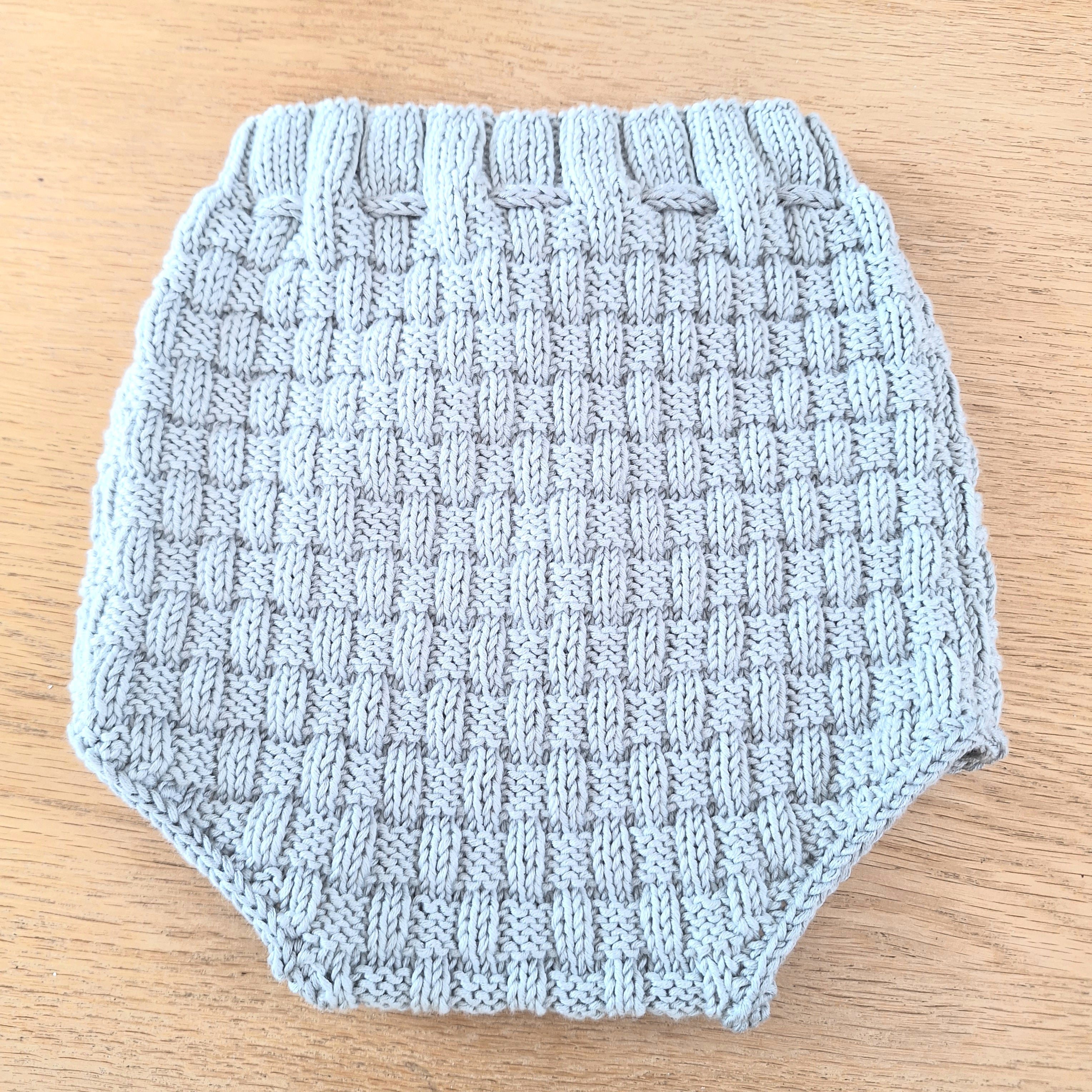 Handknitted Heirloom Toddler Bloomers in 100% Natural Yarn Sz 1- 2 Yrs