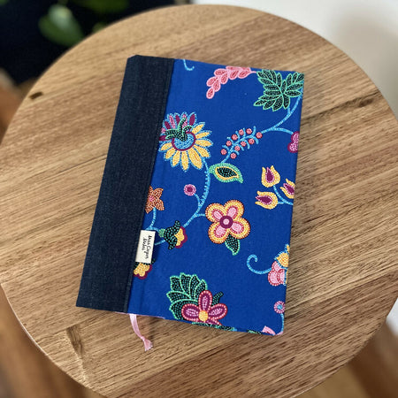 Notebook Cover - Fiesta on Blue - A5