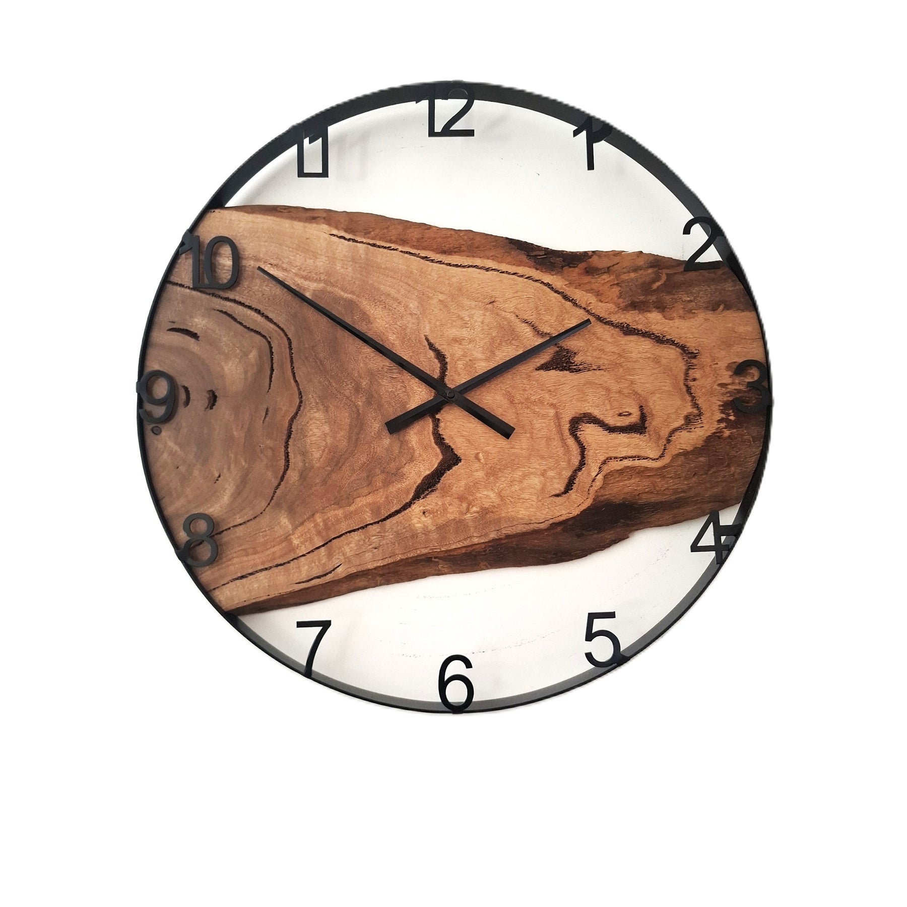 Large Wooden Wall Clock, Wall Clock Handmade