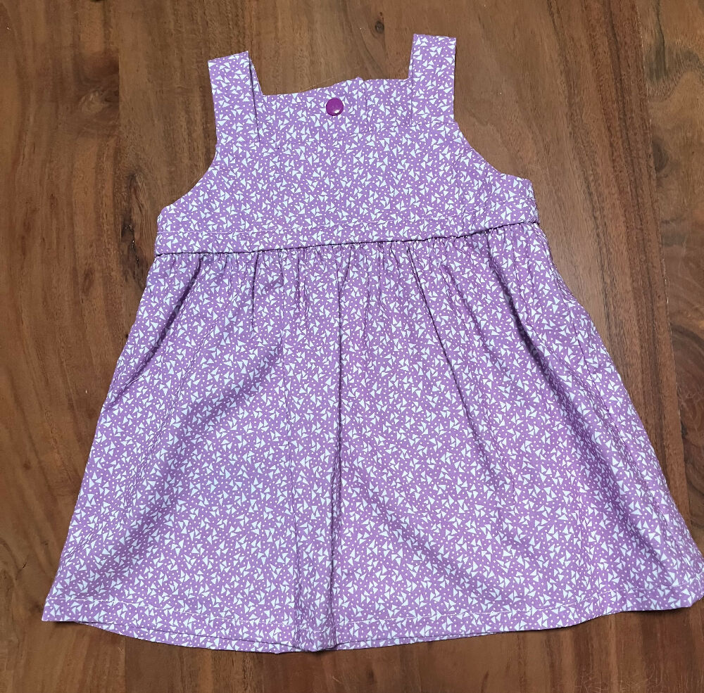 Summer sundress - 6 to 12 month old - mauve