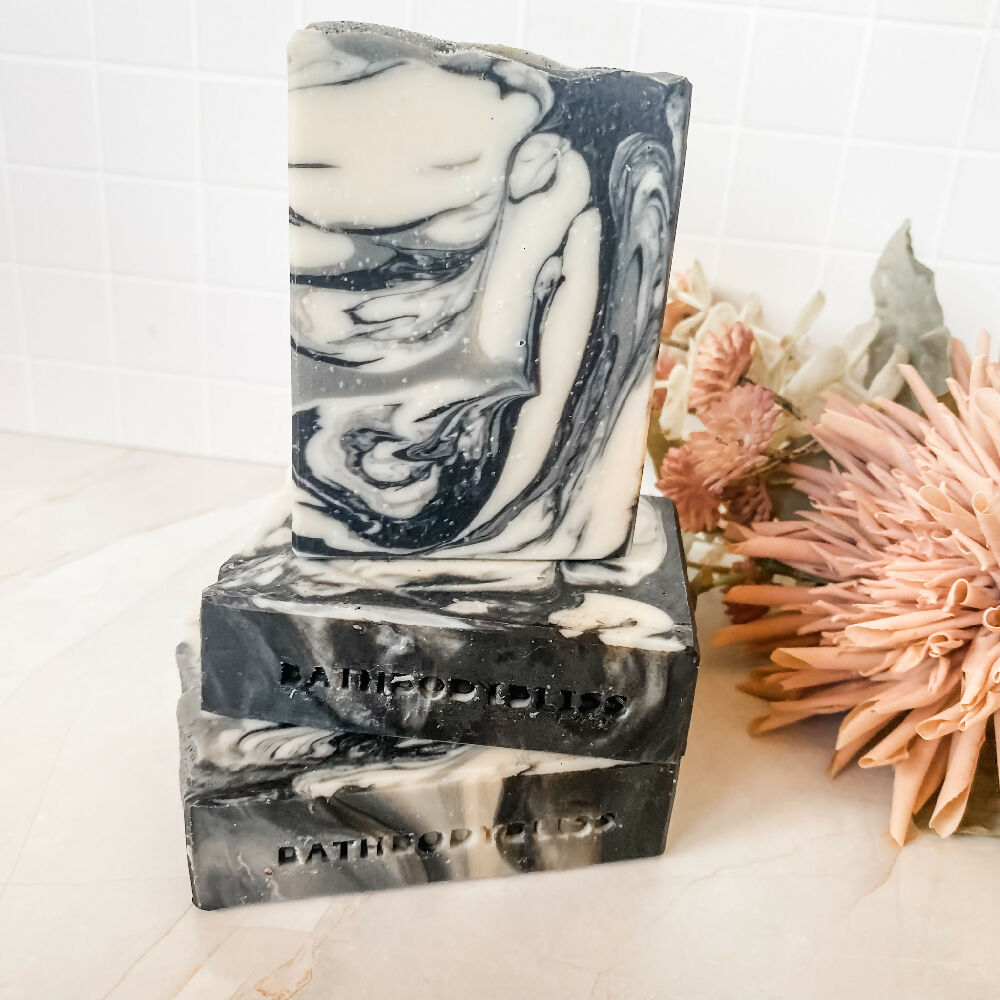 50 Shades Handmade Vegan Soap stacked