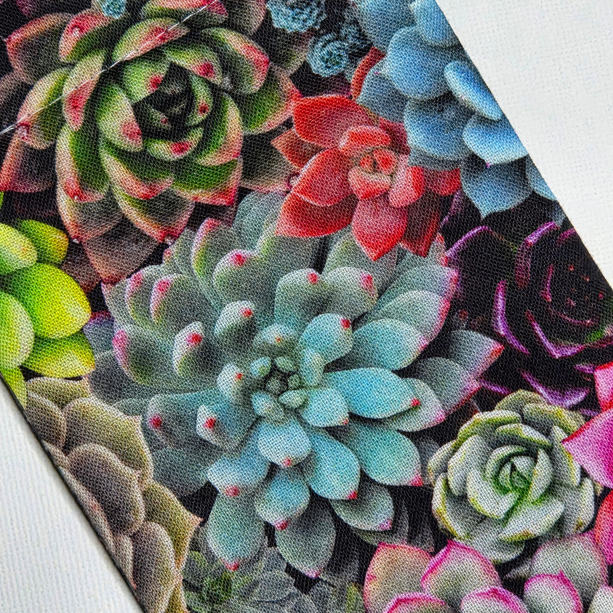 Sunglasses Pouch in Succulent fabric