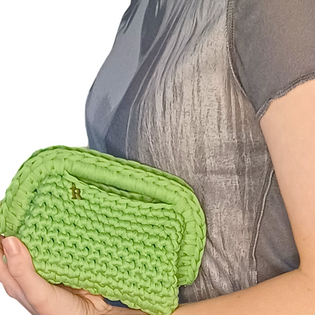 Lime Luxe Cosmetic Clutch Bag
