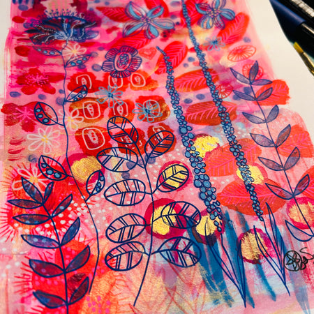 Hand-painted Original Art : Reaching Higher