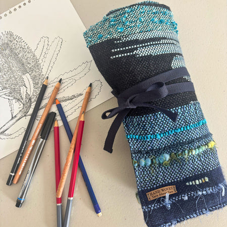Artist Tool Wrap For Makers - Pencils Paintbrush Storage Roll