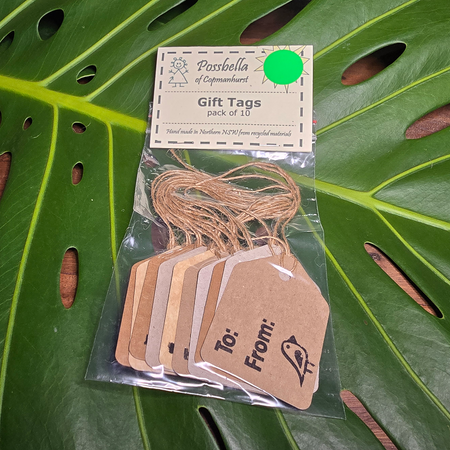 Upcycled Gift Tags - Pack of 10