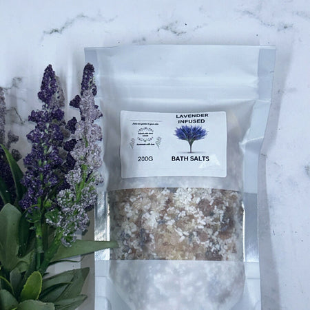 Lavender infused bath salts