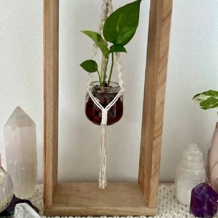 Framed Macrame Propagation Stations