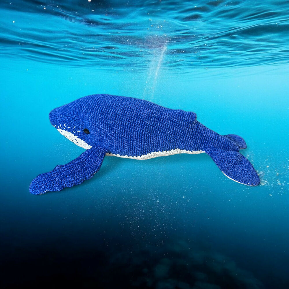 Handmade Crochet Whale